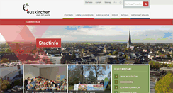 Desktop Screenshot of euskirchen.de