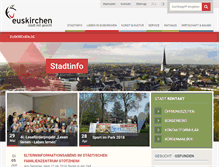 Tablet Screenshot of euskirchen.de